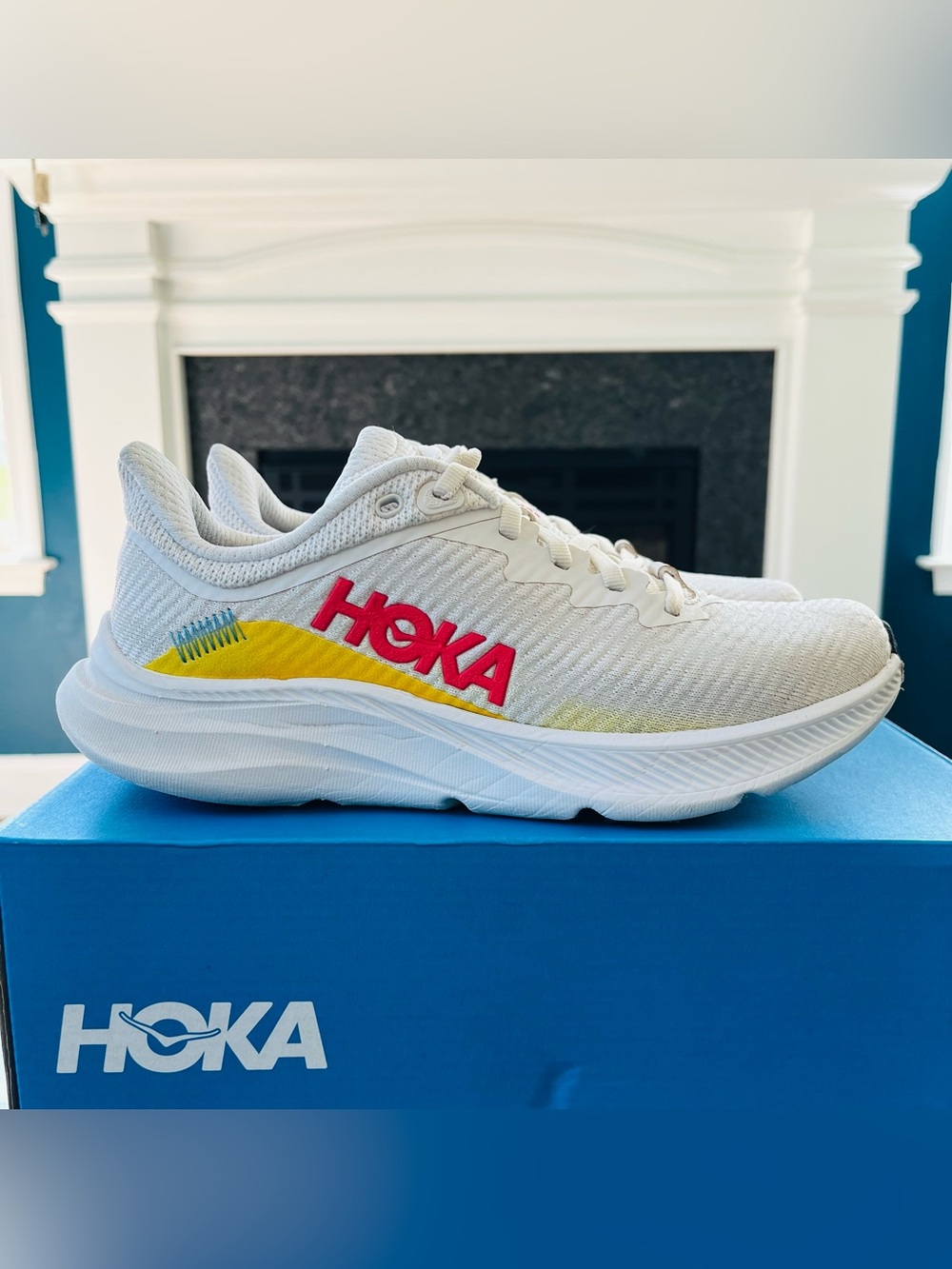 Sz 6.5 Hoka Solimar Women's Running Sneaker Shoes Grout/Cerise 1123075/GRTC